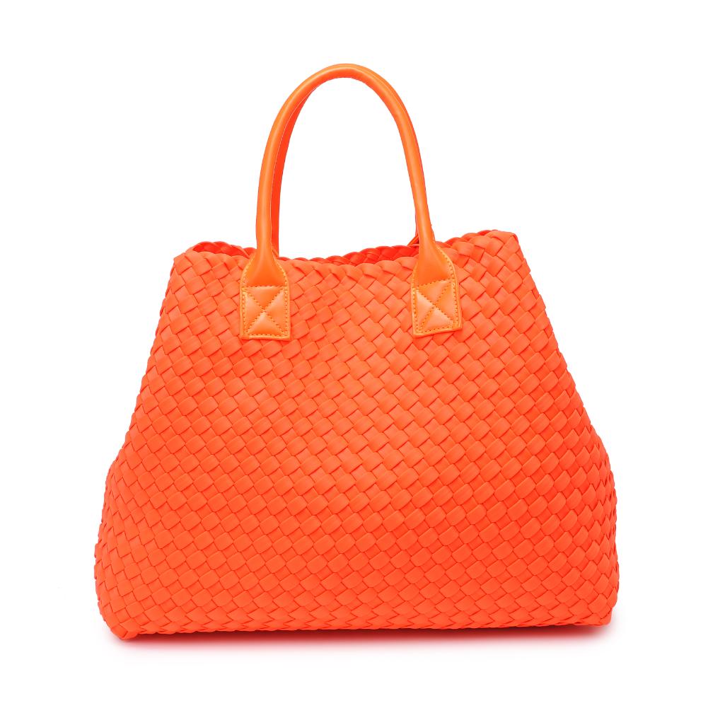 Product Image of Urban Expressions Ithaca - Woven Neoprene Tote 840611107893 View 7 | Orange