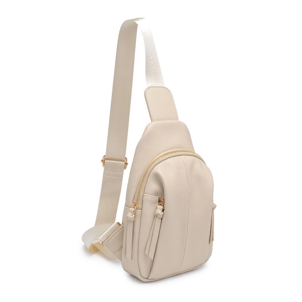 Product Image of Urban Expressions Emille Sling Backpack 840611191564 View 6 | Ivory