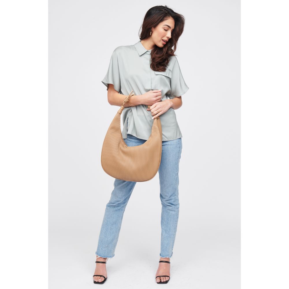 Woman wearing Natural Urban Expressions Ashely Hobo 818209016964 View 3 | Natural