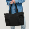 Woman wearing Black Urban Expressions Jessi Tote 840611141156 View 1 | Black