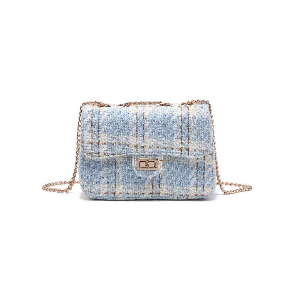 Product Image of Urban Expressions Camille Shoulder Bag 818209019729 View 5 | Blue