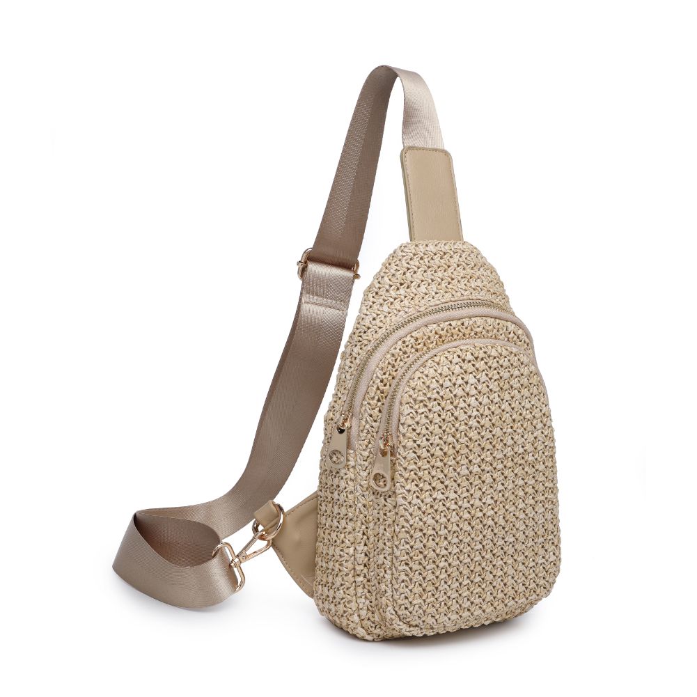 Product Image of Urban Expressions Ace - Straw Sling Backpack 818209019774 View 6 | Natural