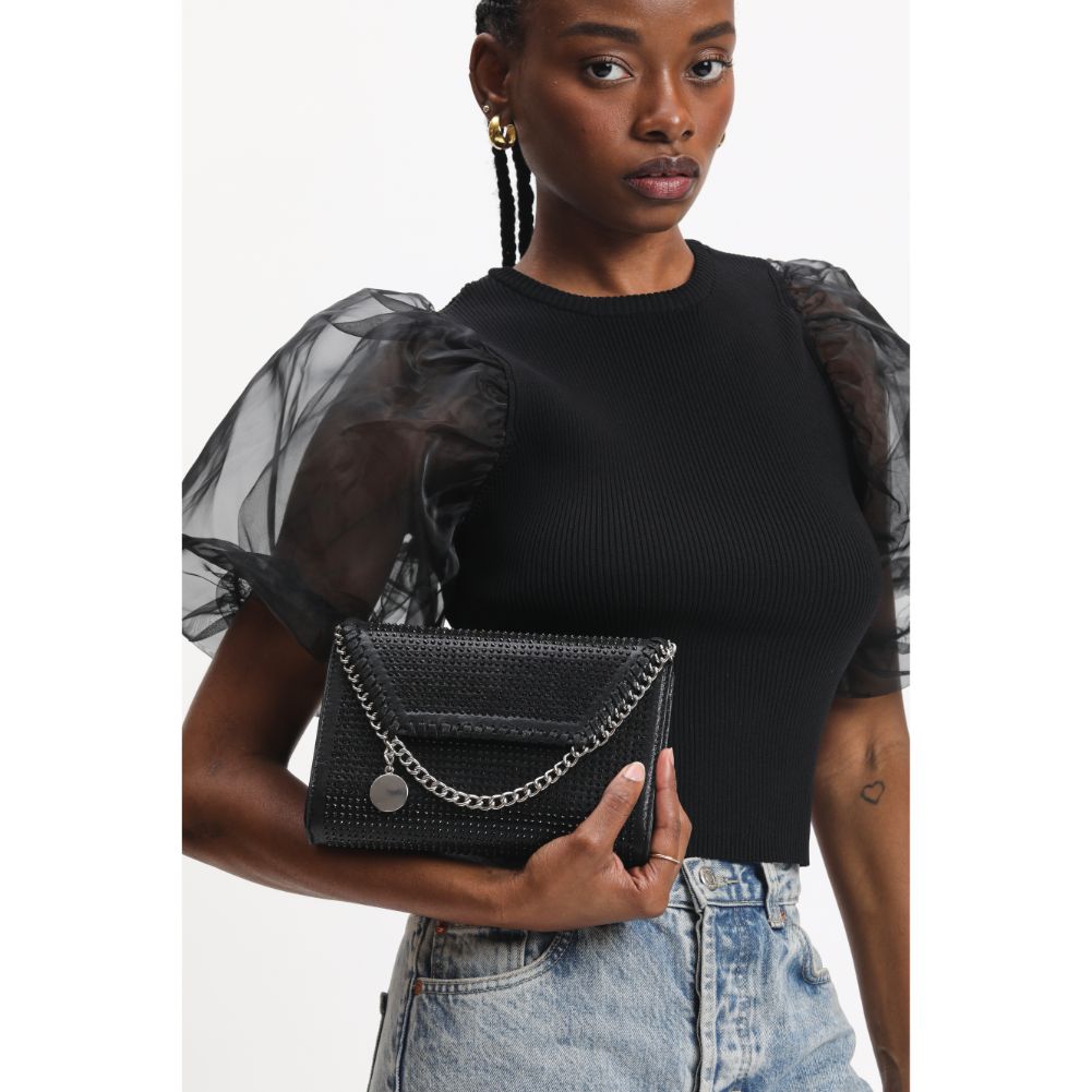 Woman wearing Black Urban Expressions Gloria Crossbody 840611120731 View 4 | Black