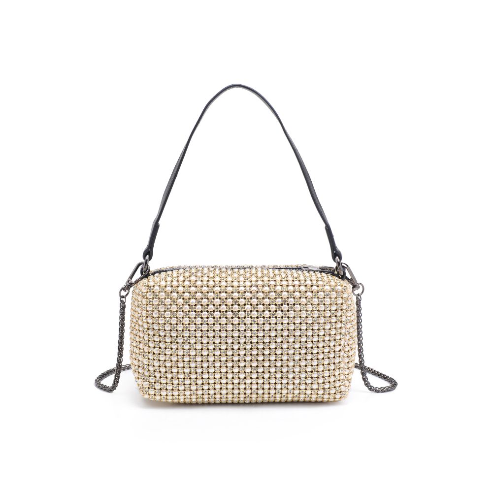 Product Image of Urban Expressions Glow Evening Bag 840611112996 View 7 | Pearl Gold