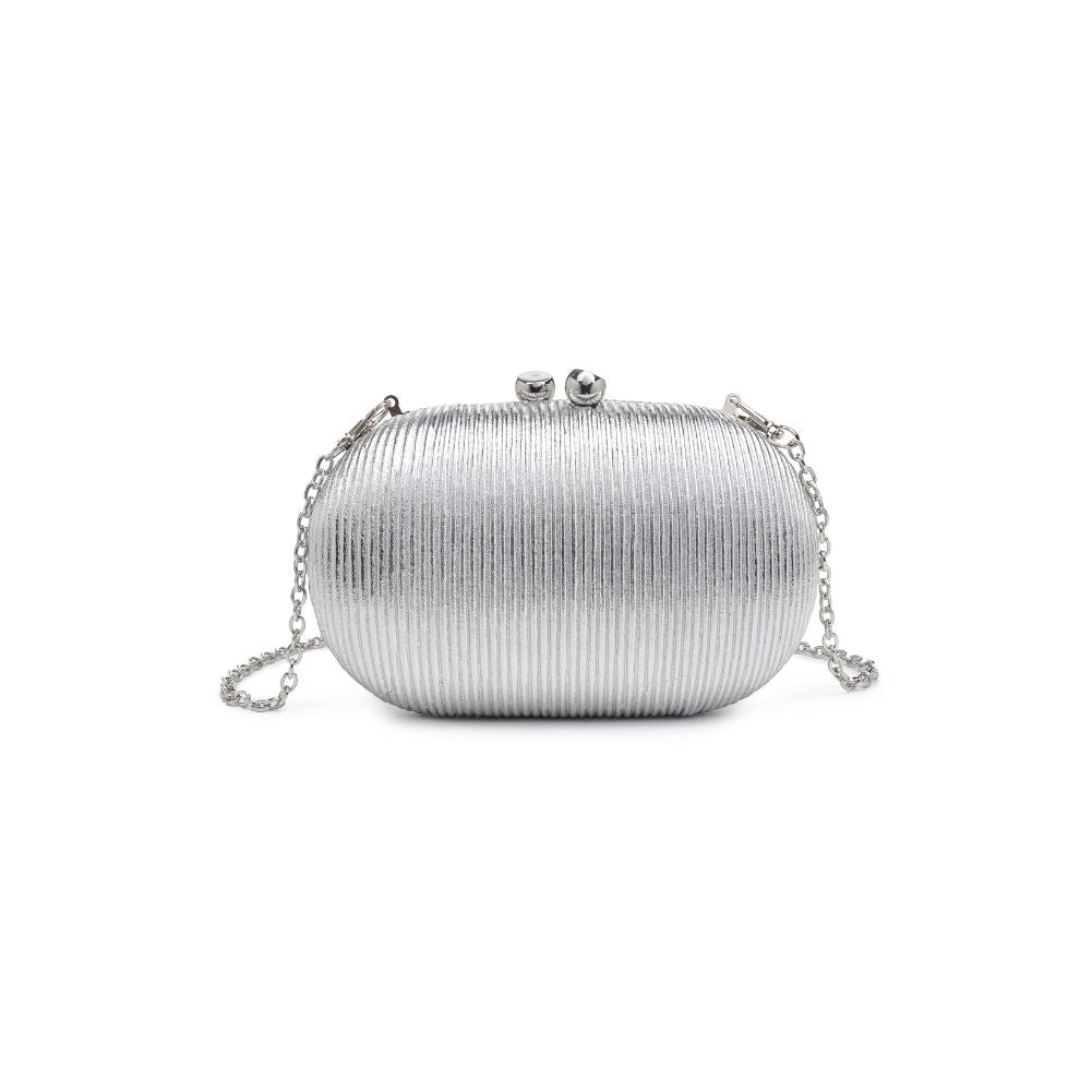 Product Image of Urban Expressions Soleil Evening Bag 840611105905 View 5 | Silver