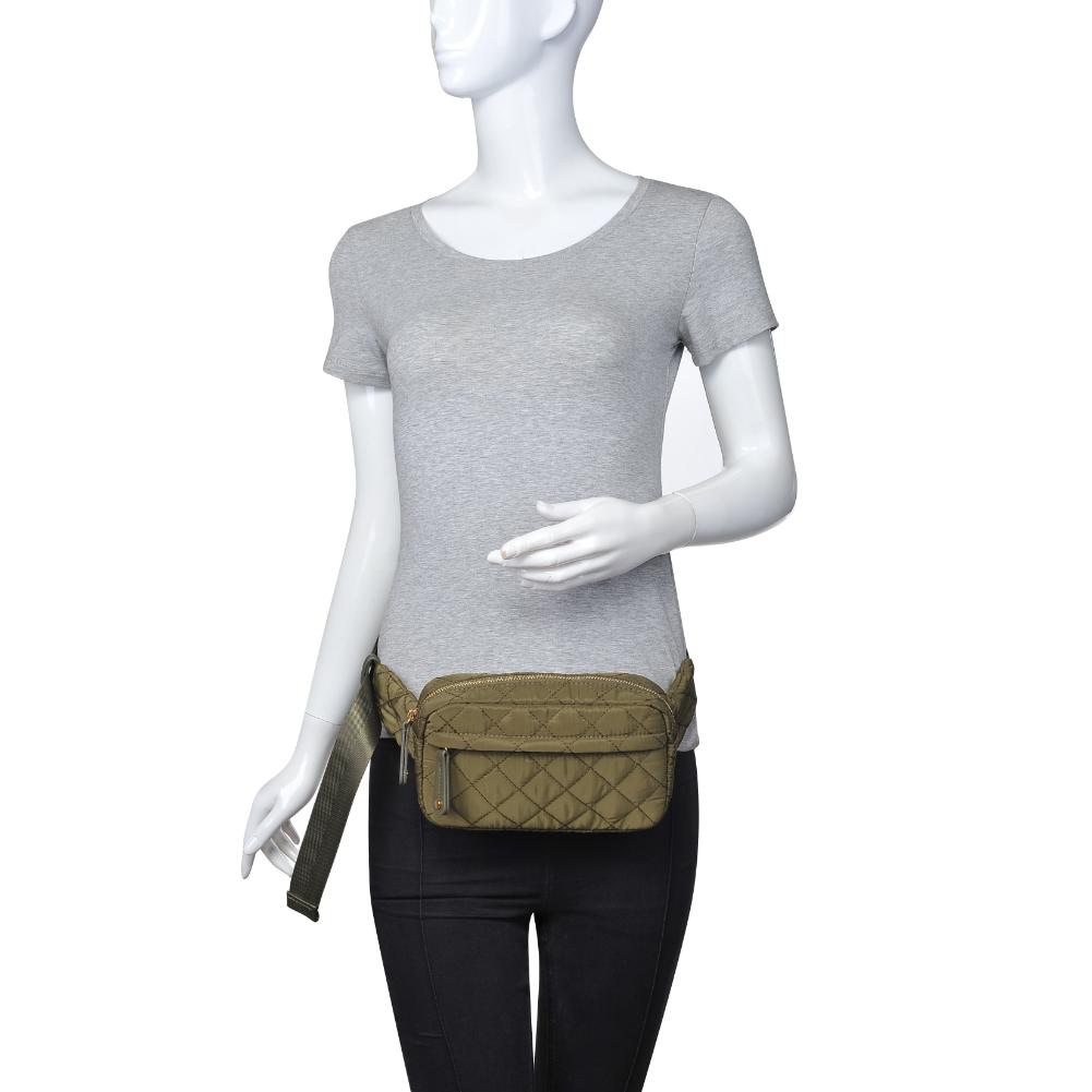 Product Image of Urban Expressions Lucile Belt Bag 840611119209 View 5 | Olive