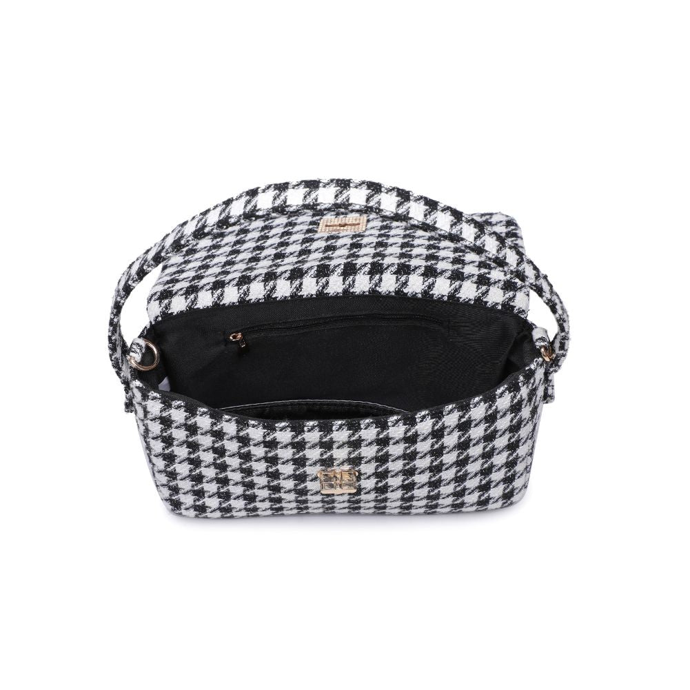 Product Image of Urban Expressions Sidney Crossbody 840611121561 View 8 | Black White Gold