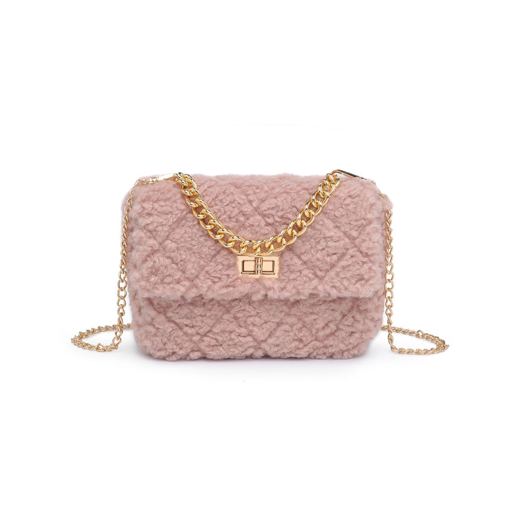 Product Image of Urban Expressions Corriedale - Sherpa Crossbody 840611100917 View 5 | Blush