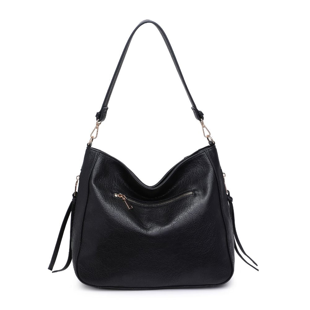 Product Image of Urban Expressions Brooke Hobo 840611107954 View 7 | Black