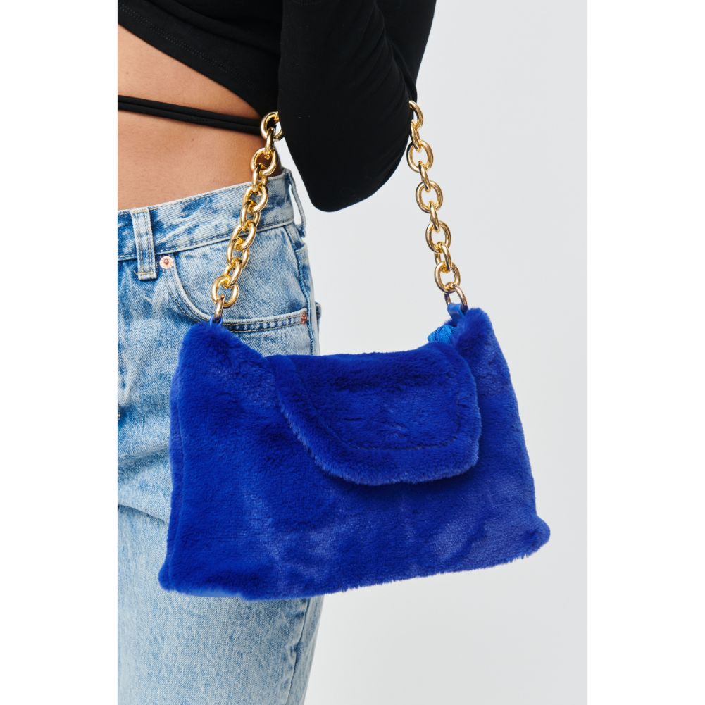 Woman wearing Blue Urban Expressions Prudence Crossbody 840611103956 View 4 | Blue