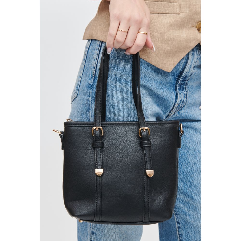 Woman wearing Black Urban Expressions Xayah Crossbody 840611105523 View 3 | Black