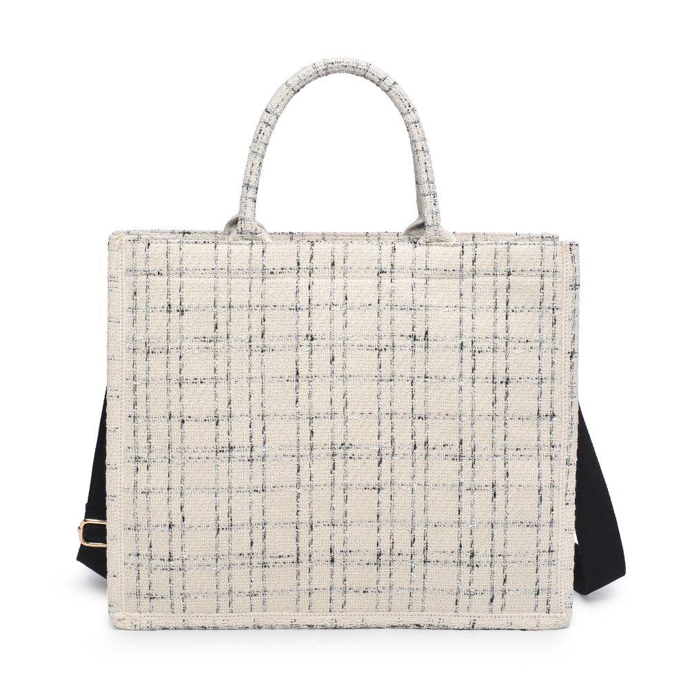 Product Image of Urban Expressions Iona Tote 840611102423 View 7 | White Black