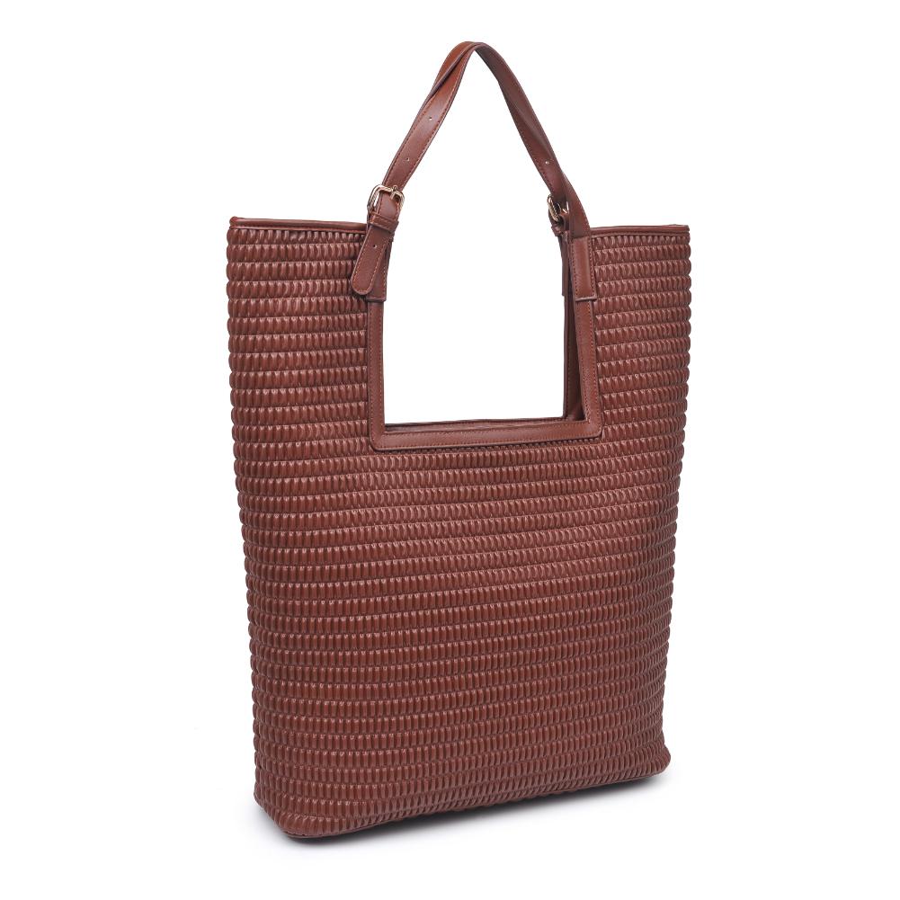 Product Image of Urban Expressions Aiden Tote 840611193612 View 6 | Chocolate