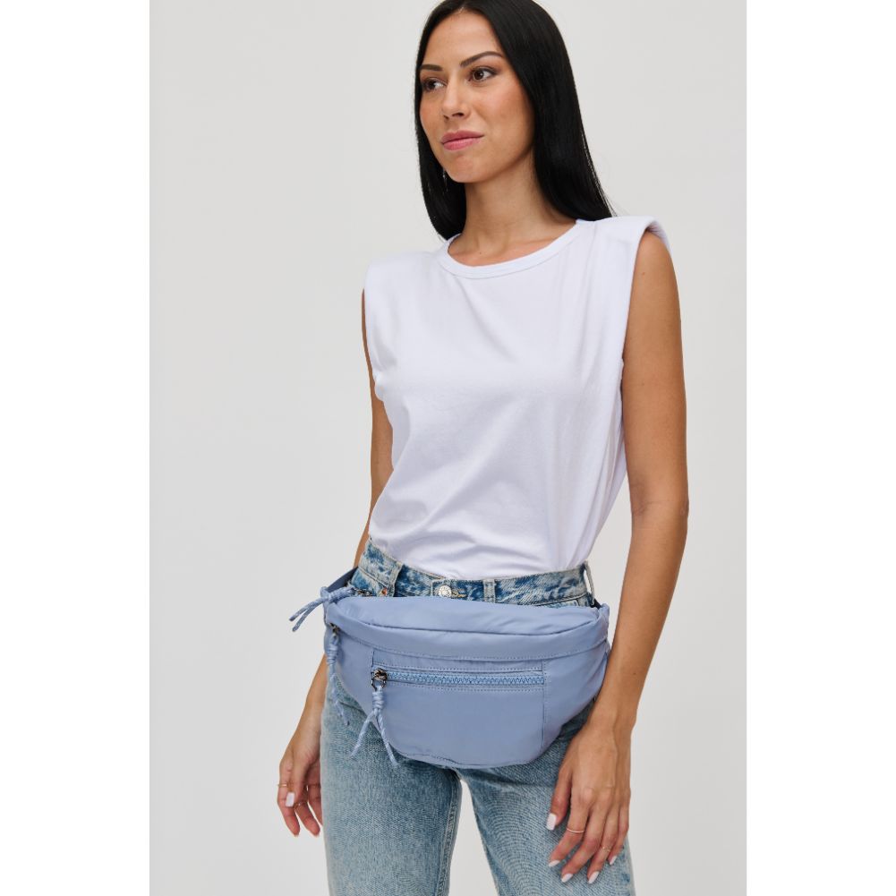 Woman wearing Fog Urban Expressions Laurence - Nylon Belt Bag 840611114877 View 4 | Fog