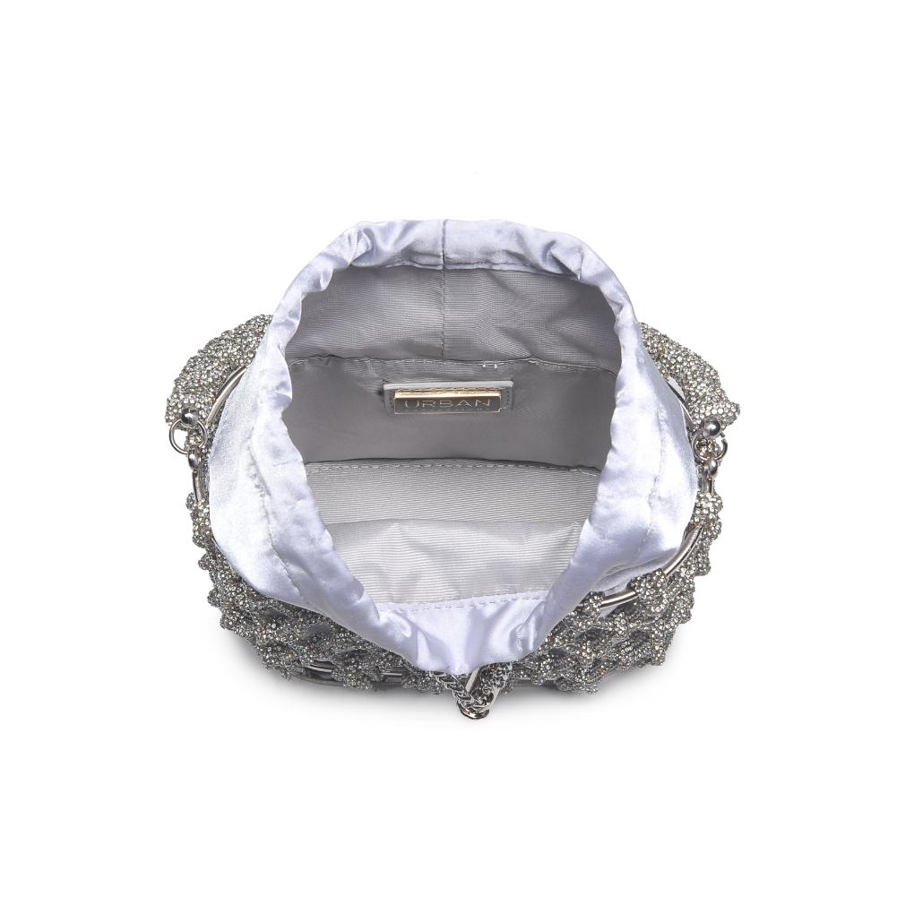 Product Image of Urban Expressions Lucille Evening Bag 840611132666 View 8 | Silver