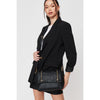 Woman wearing Black Urban Expressions Rebecca Crossbody 840611104212 View 1 | Black