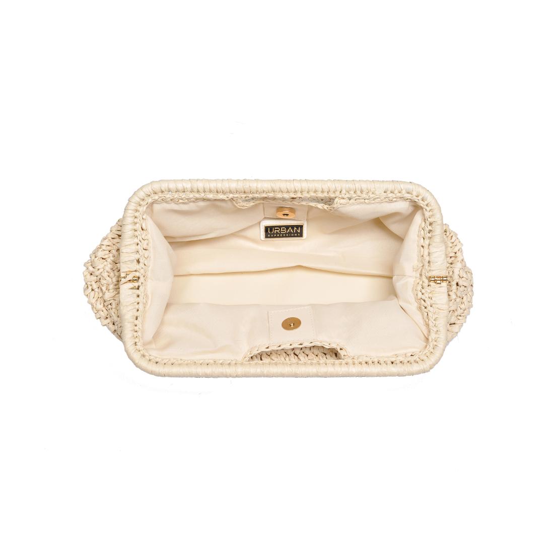 Product Image of Urban Expressions Lani Clutch 840611151612 View 8 | Ivory