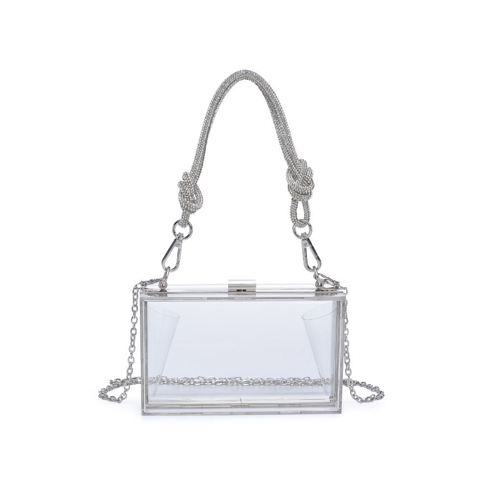 Product Image of Urban Expressions Shirley Evening Bag 840611190376 View 5 | Silver