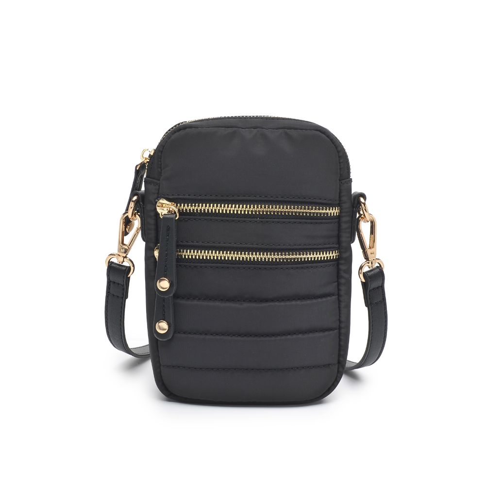 Product Image of Urban Expressions Evelyn Cell Phone Crossbody 840611181978 View 5 | Black