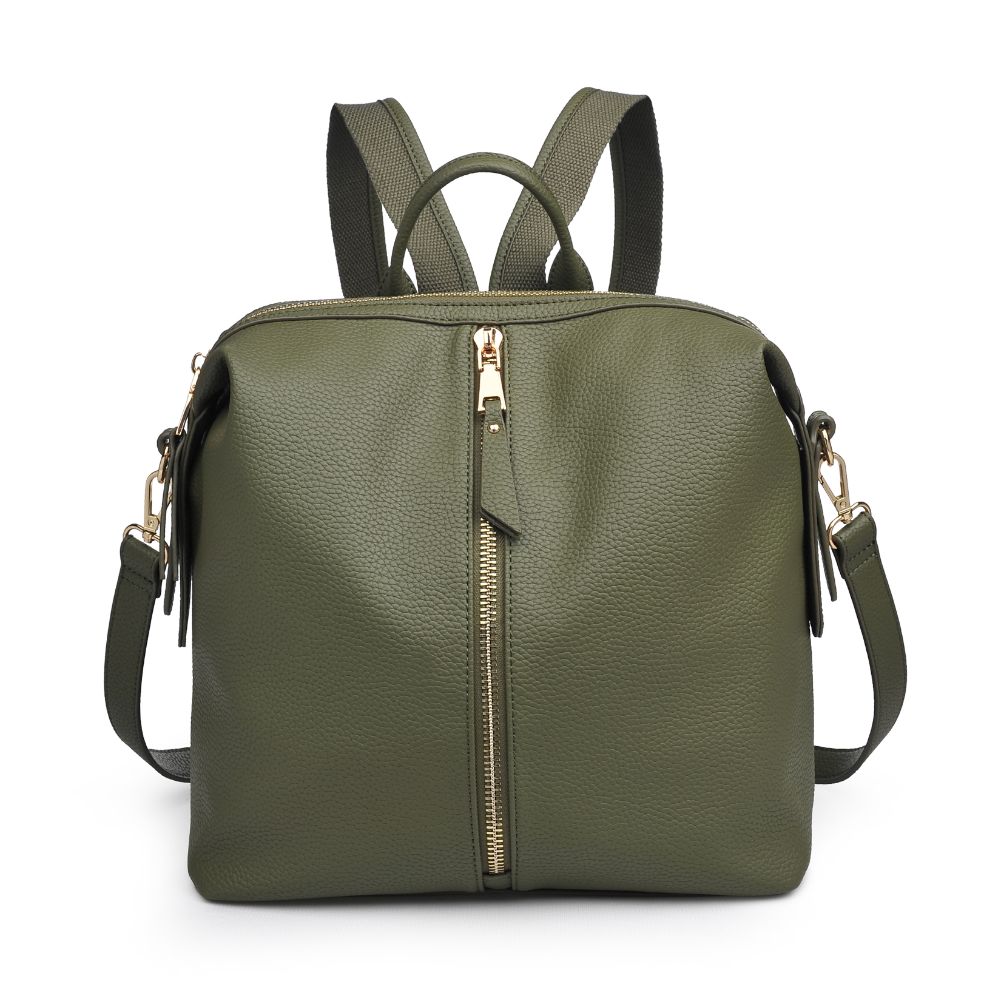 Product Image of Urban Expressions Kenzie Backpack 840611133588 View 5 | Olive