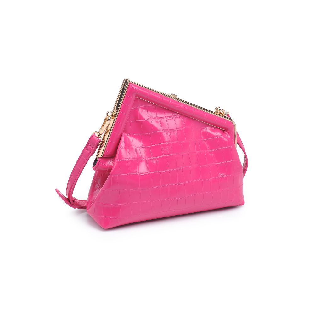 Product Image of Urban Expressions Yanira - Croco Crossbody 840611106162 View 6 | Magenta