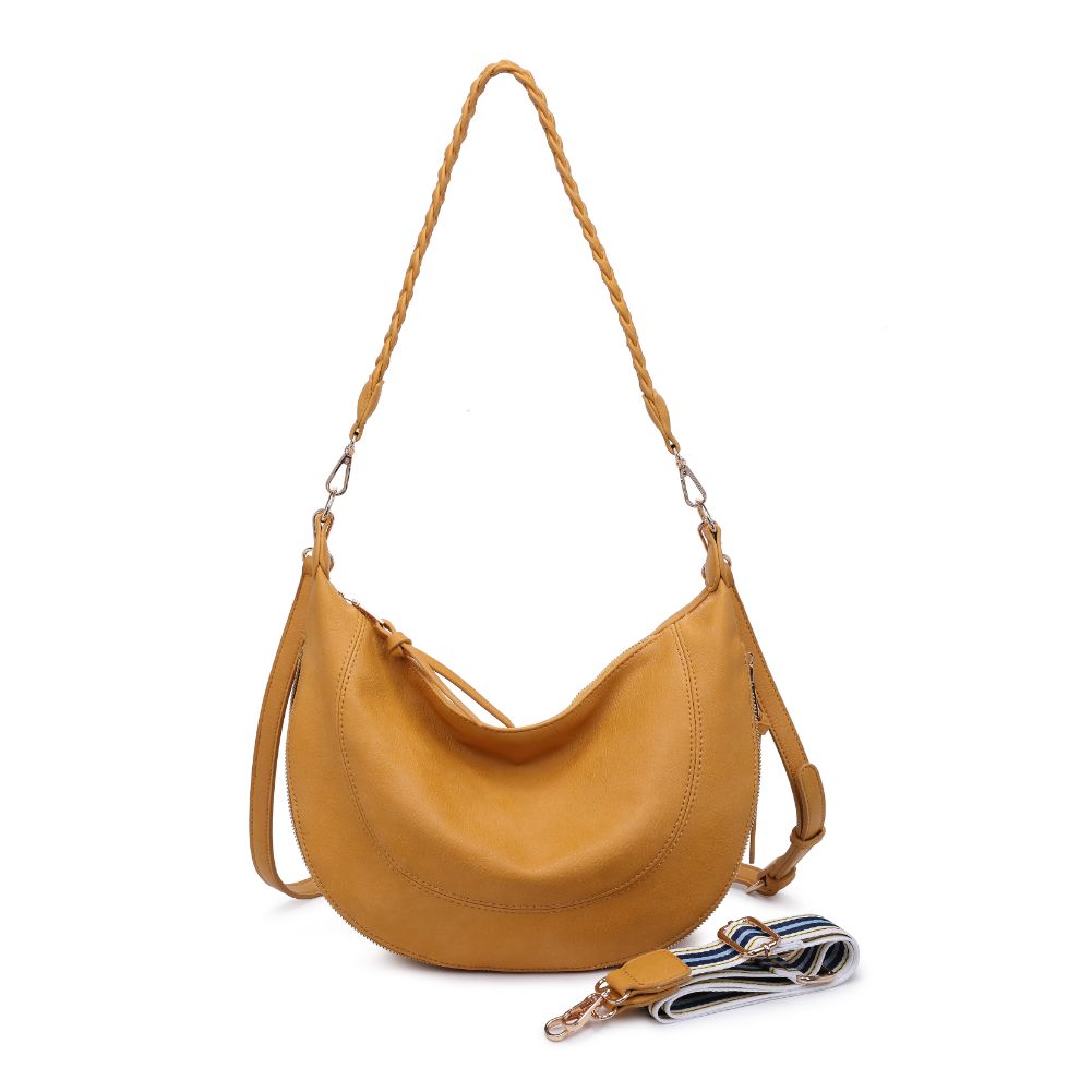 Product Image of Urban Expressions Virginia Crossbody 818209015233 View 5 | Mustard