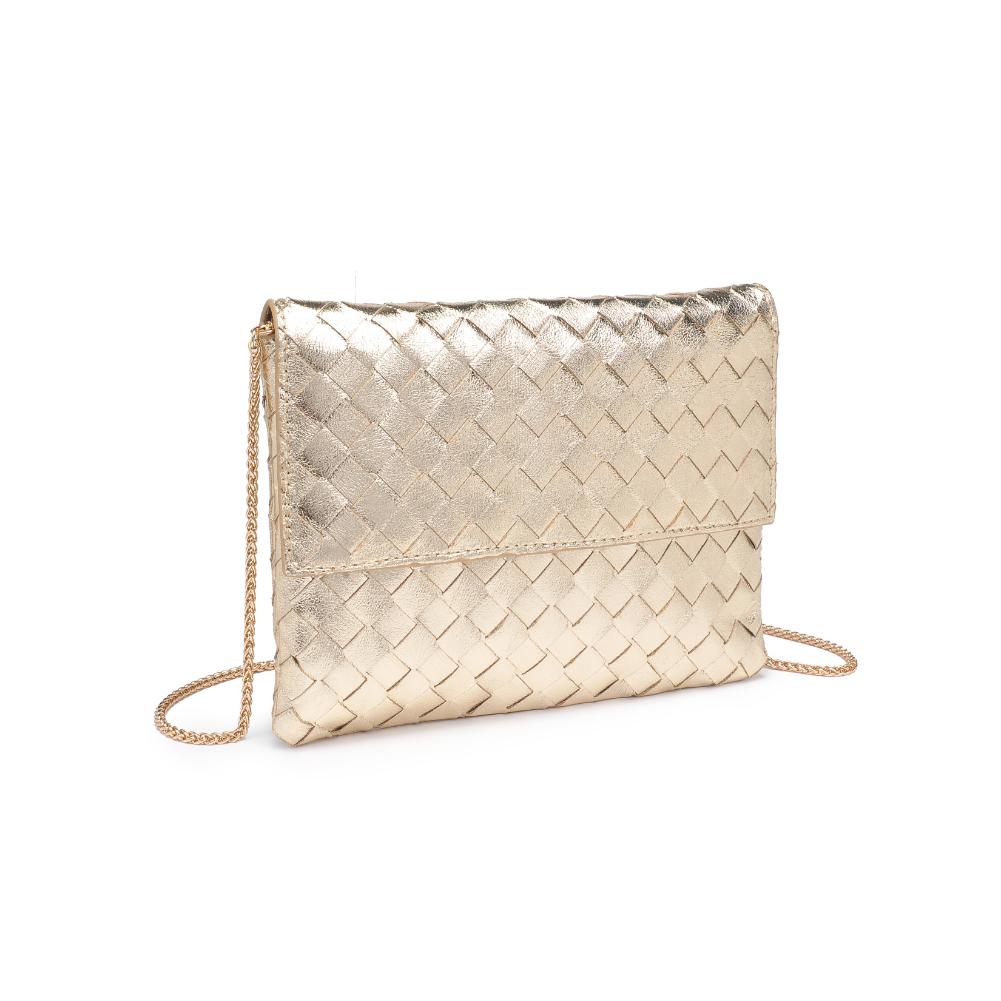 Product Image of Urban Expressions Ivy Clutch 840611133359 View 6 | Gold