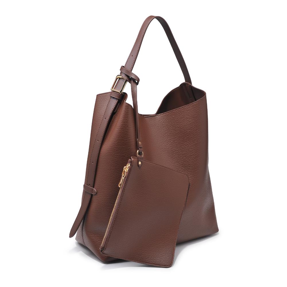 Product Image of Urban Expressions Zelda Hobo 840611139191 View 6 | Chocolate