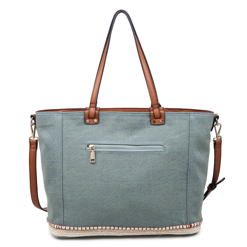 Product Image of Urban Expressions Santorini Tote NA-840611141132 View 3 | Vintage Denim