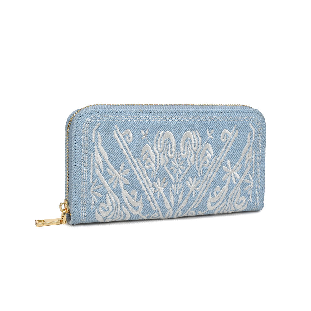 Product Image of Urban Expressions Raven Wallet NA-840611147684 View 2 | Light Blue