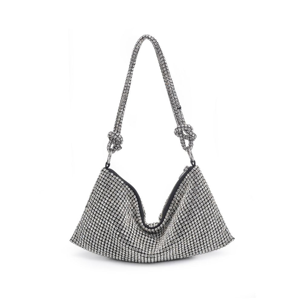 Product Image of Urban Expressions Sienna Evening Bag 840611113375 View 7 | Silver