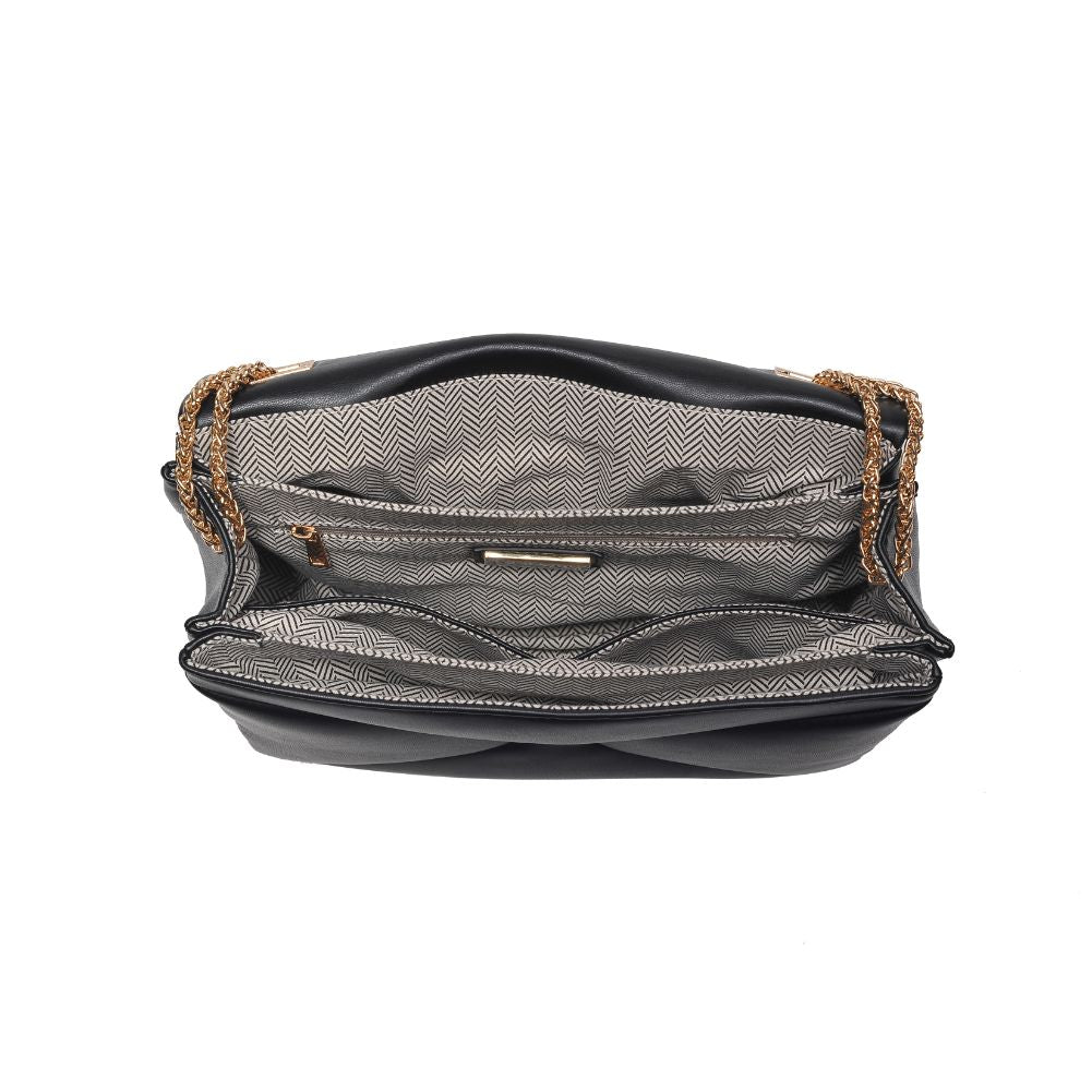 Product Image of Urban Expressions Ribbon Crossbody 840611102805 View 8 | Black