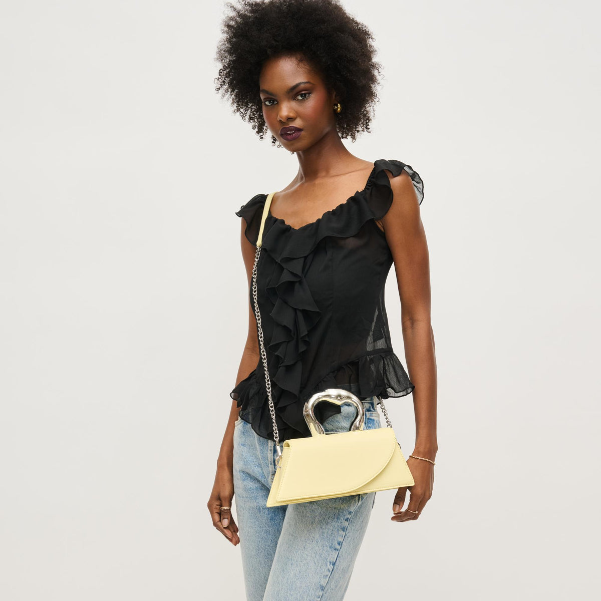 Woman wearing Butter Urban Expressions Alexander Crossbody 840611157041 View 3 | Butter