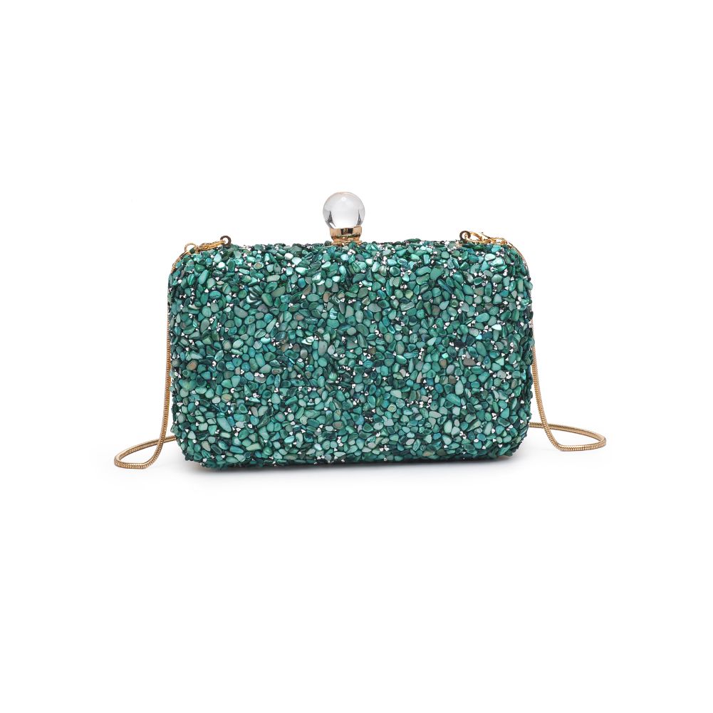 Product Image of Urban Expressions Penelope Evening Bag 840611114099 View 7 | Emerald