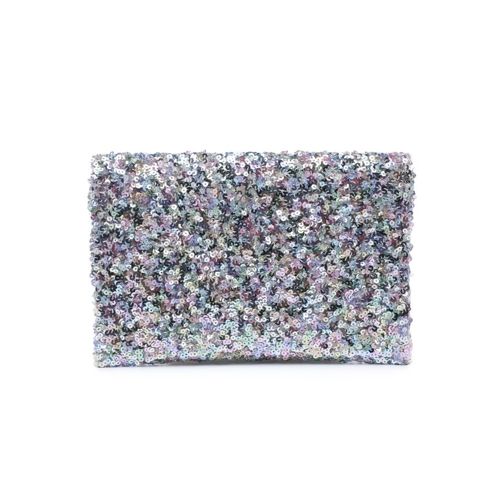 Product Image of Urban Expressions Rizza Sequin Evening Bag 840611103451 View 7 | Multi