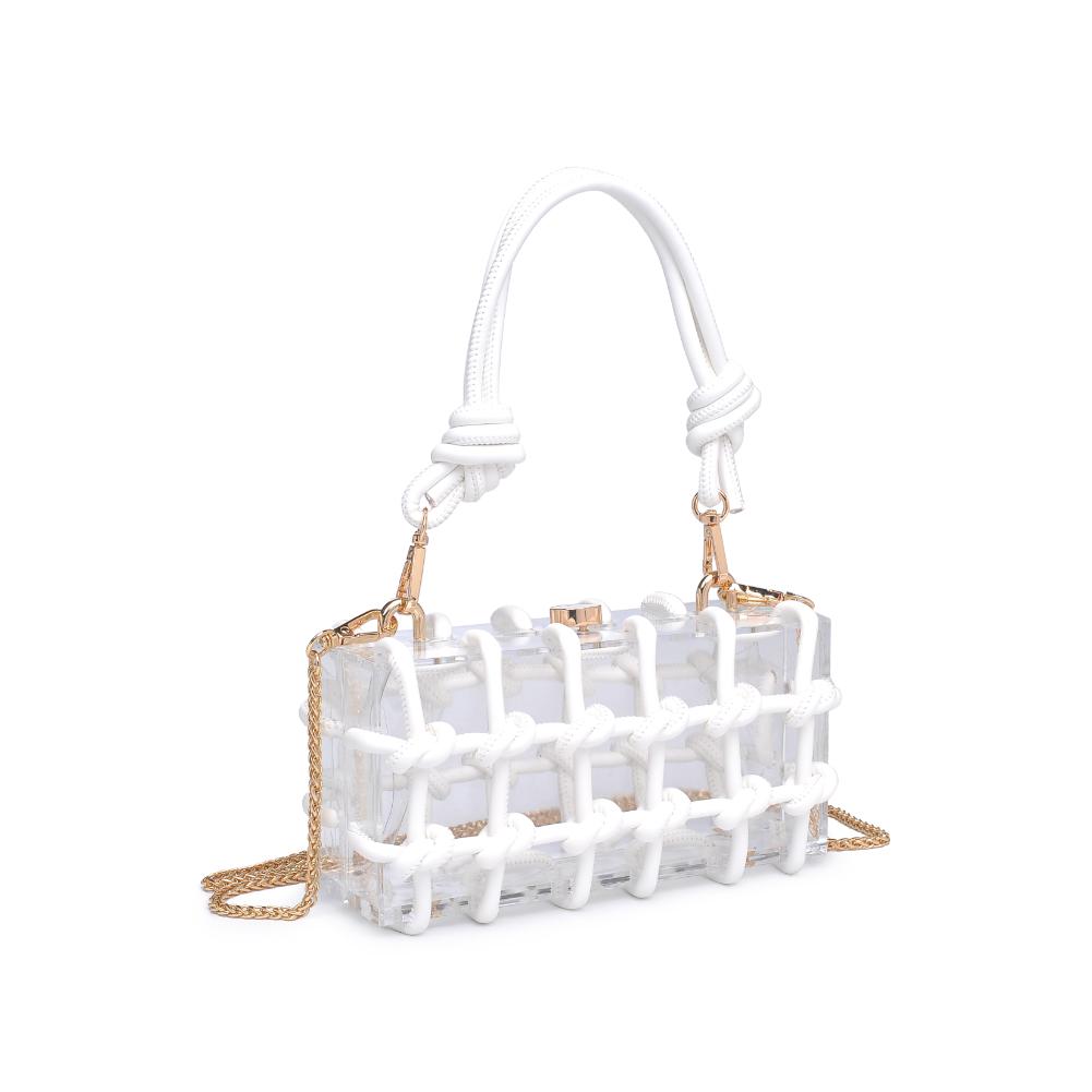Product Image of Urban Expressions Mavis Evening Bag 840611191649 View 6 | White
