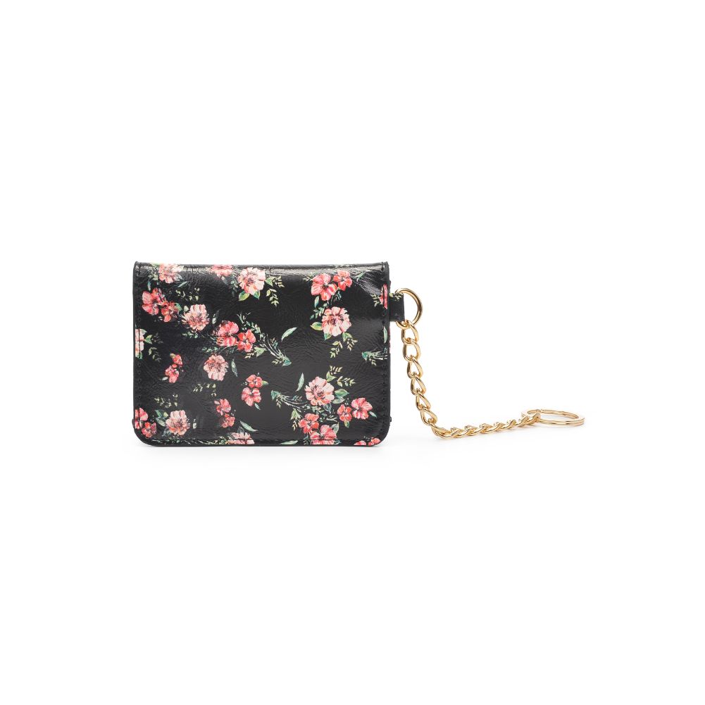Product Image of Urban Expressions Gia - Floral Card Holder 840611181862 View 7 | Black