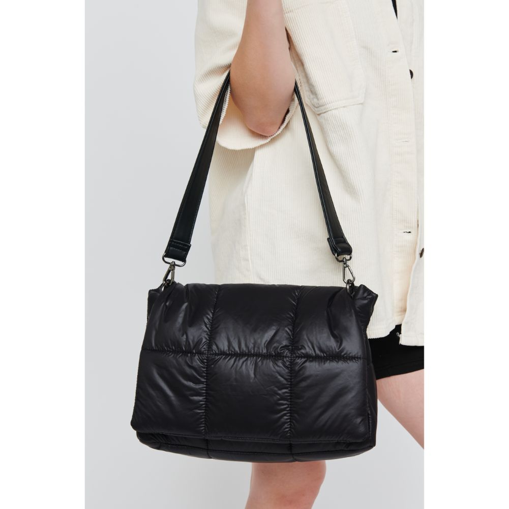 Woman wearing Black Urban Expressions Lissa Crossbody 818209010337 View 4 | Black