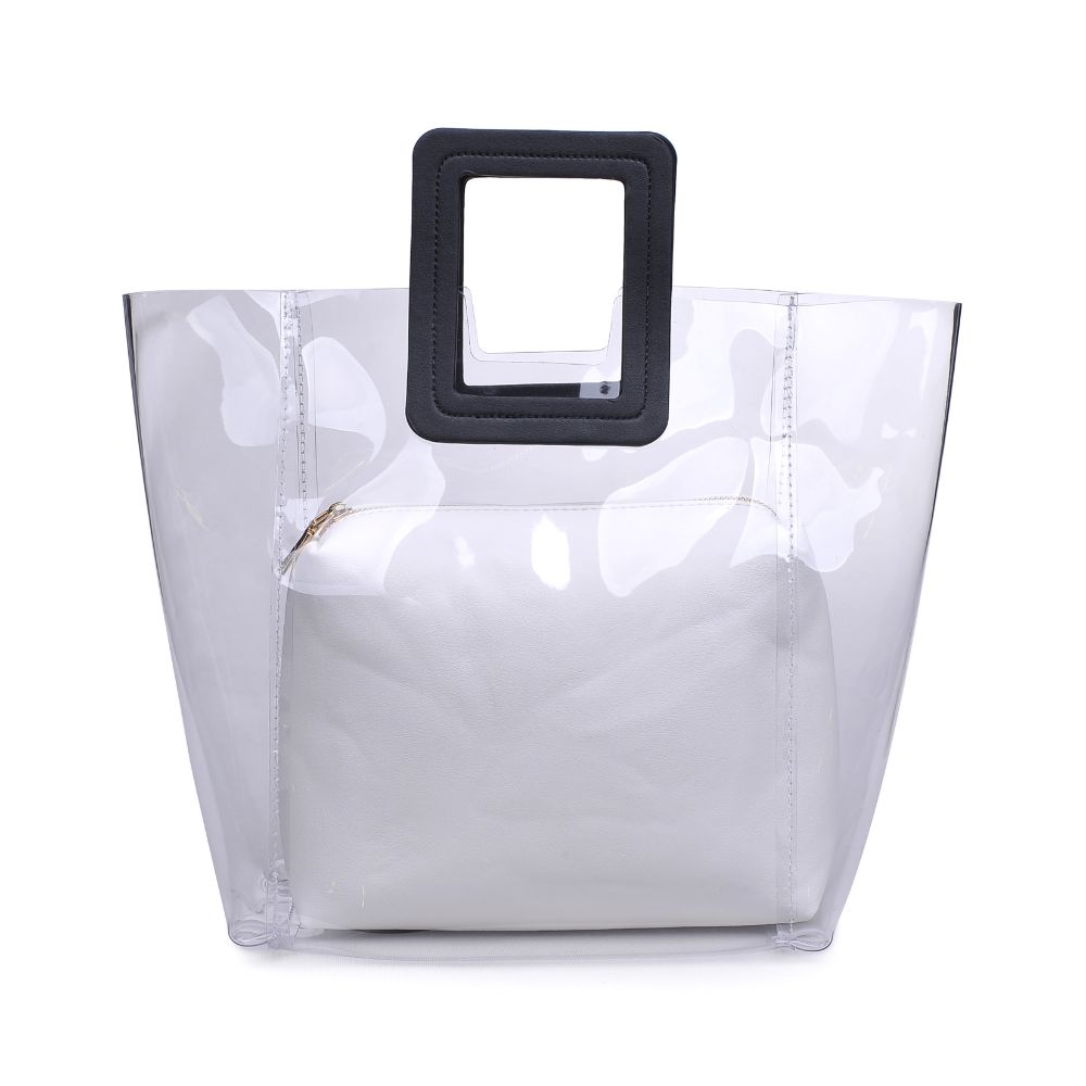 Product Image of Urban Expressions Siesta Tote 840611162489 View 5 | Black White