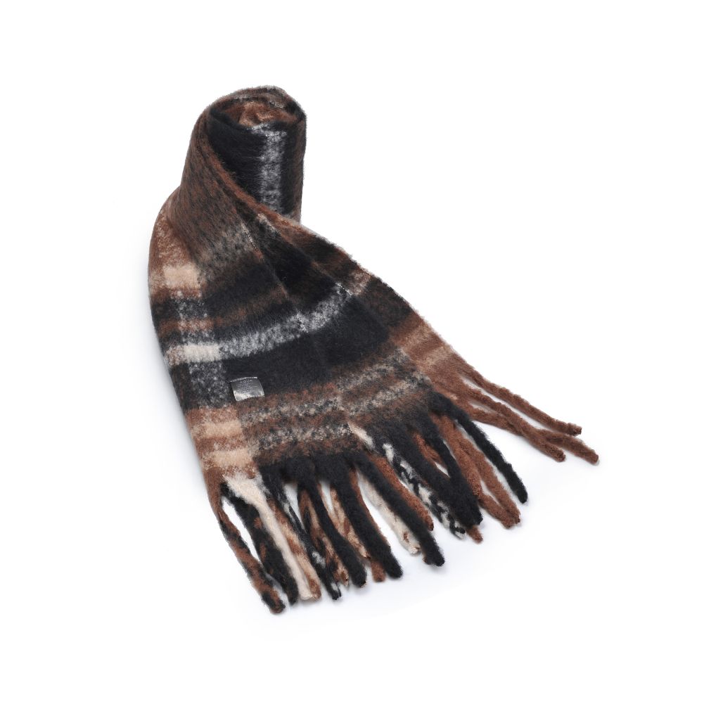 Product Image of Urban Expressions Shaun Scarves 840611116444 View 6 | Black Brown