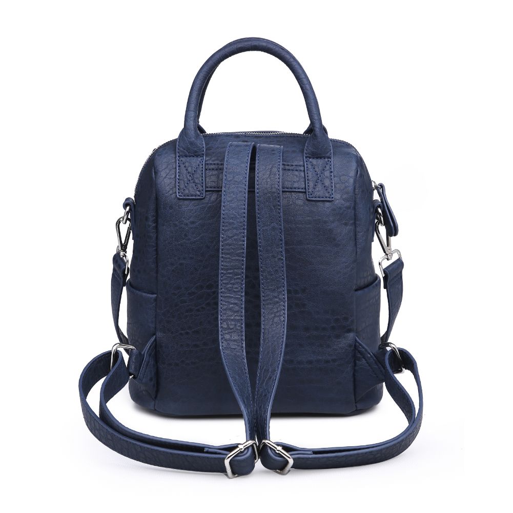 Product Image of Urban Expressions Andre Textured Backpack NA-840611164445 View 3 | Navy