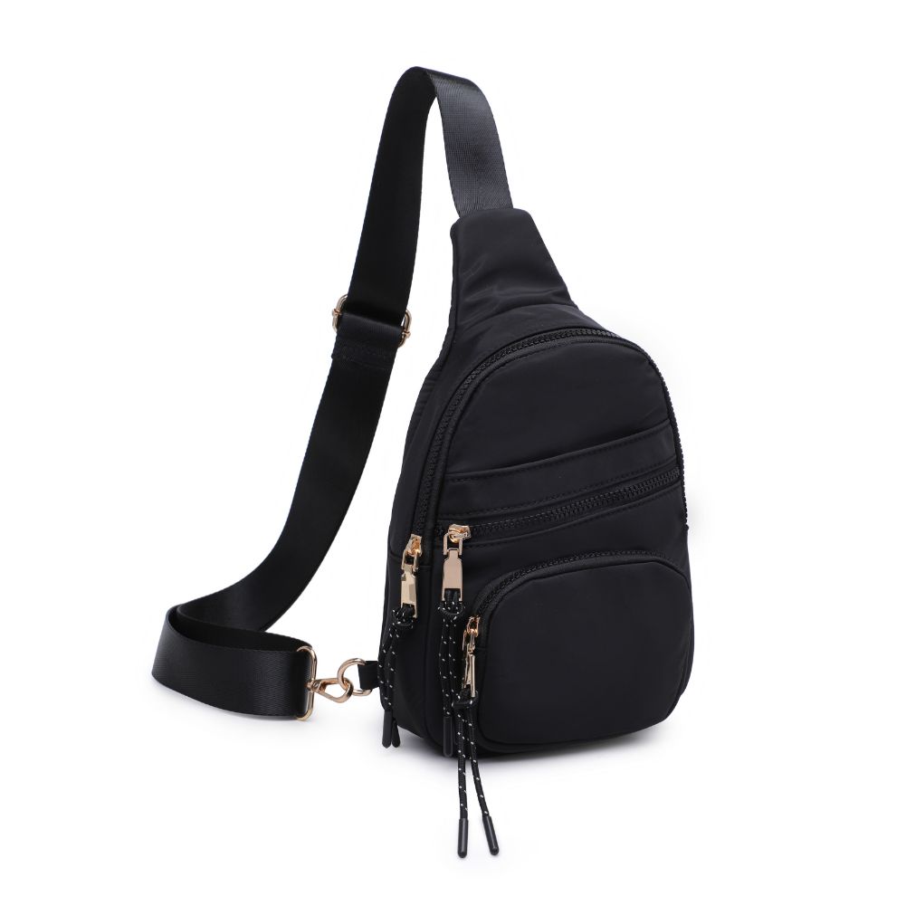 Product Image of Urban Expressions Sid Sling Backpack 840611120663 View 6 | Black