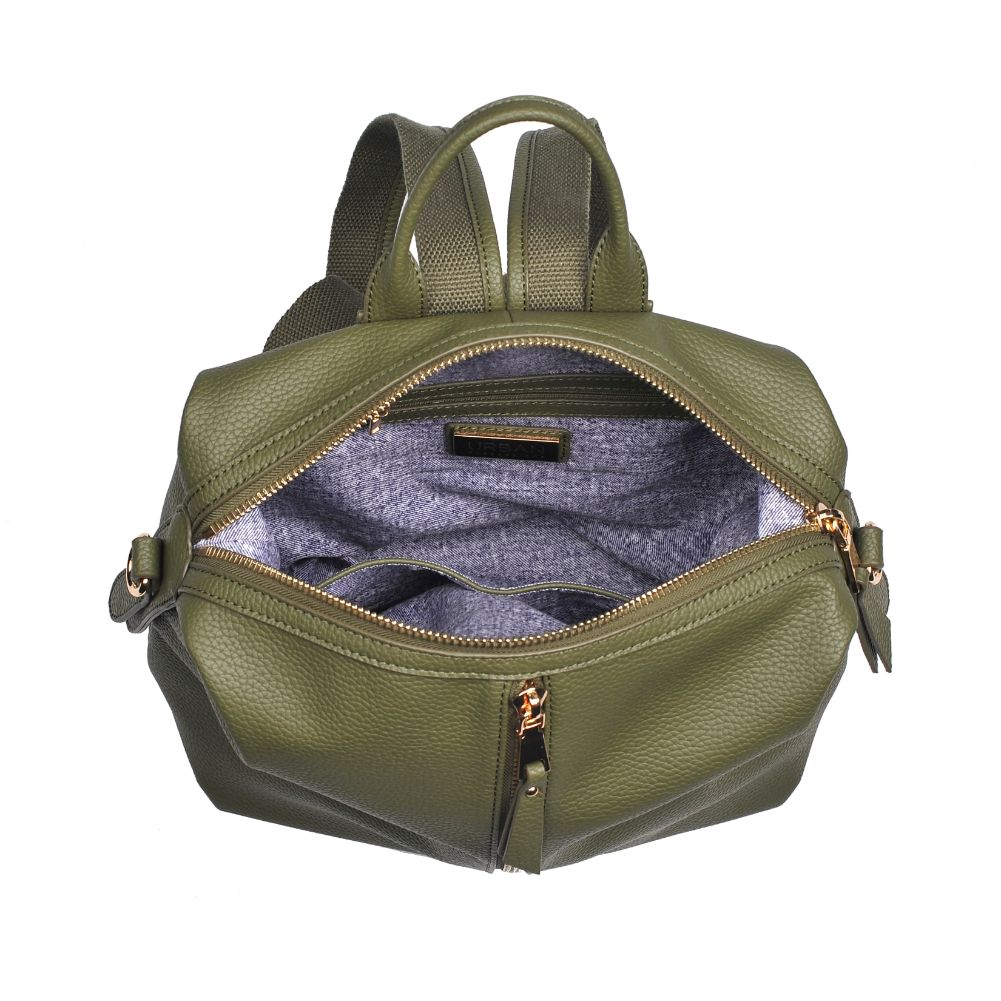 Product Image of Urban Expressions Kenzie Backpack 840611133588 View 8 | Olive