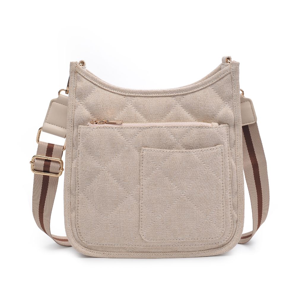 Product Image of Urban Expressions Harlie Crossbody 840611102744-inactive View 5 | Oatmeal