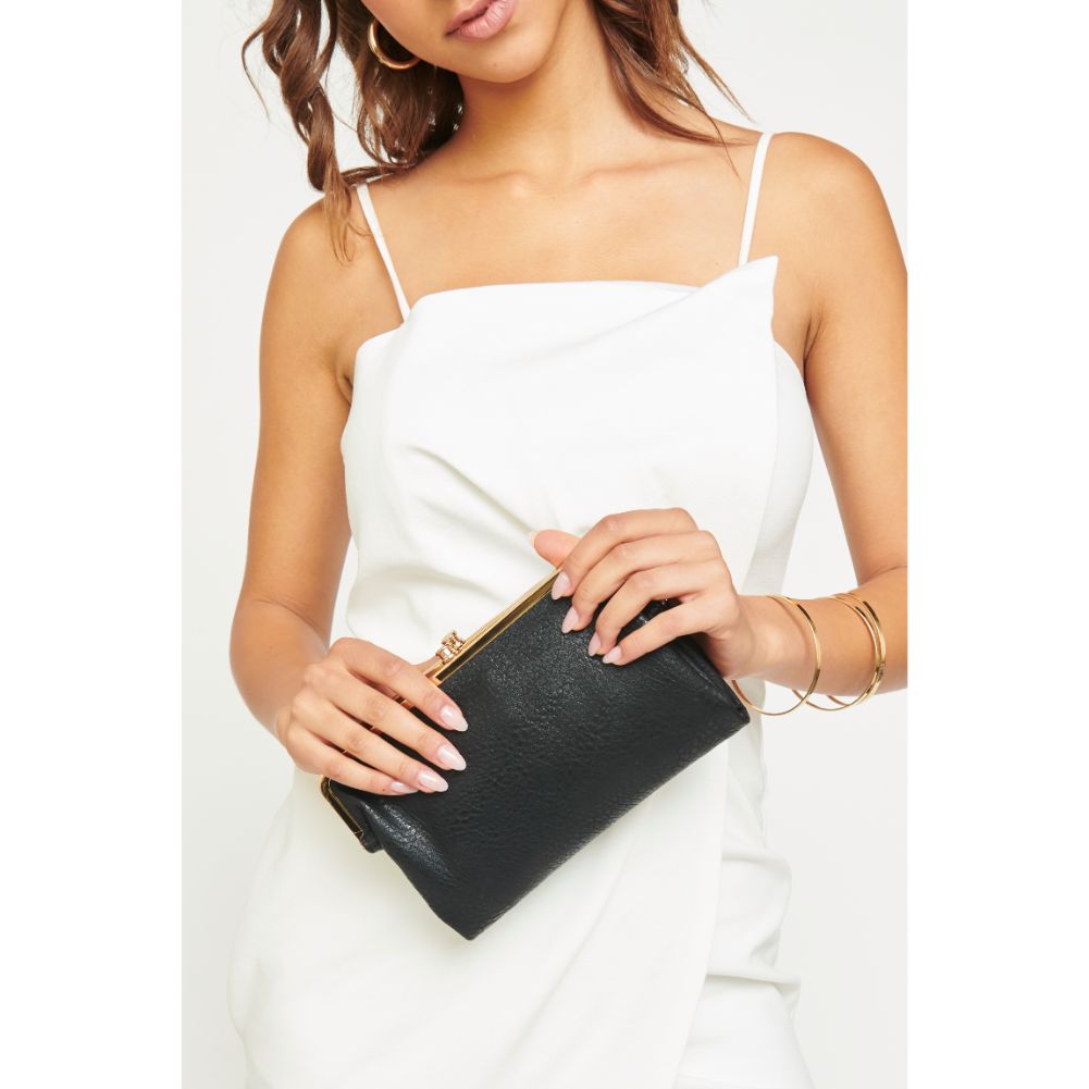 Woman wearing Black Urban Expressions Sandra Wallet 700355473459 View 2 | Black