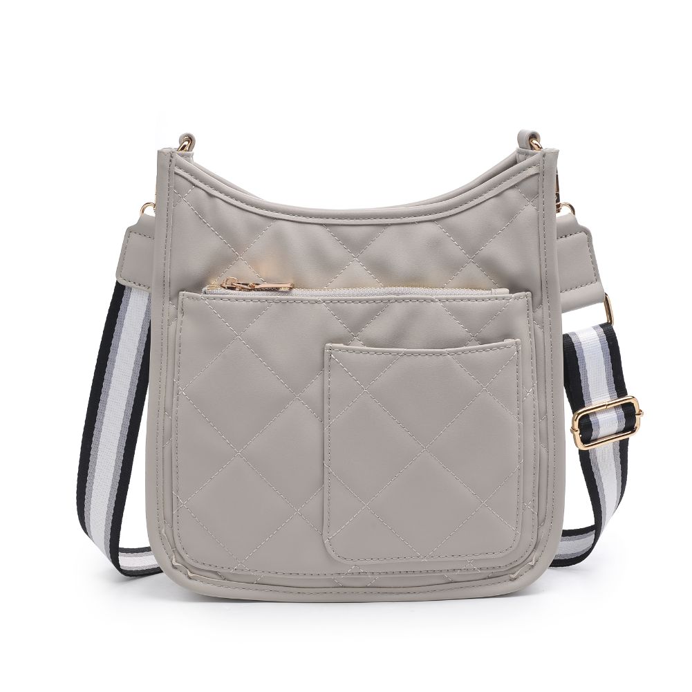 Product Image of Urban Expressions Harlie Crossbody 840611102737 View 5 | Grey