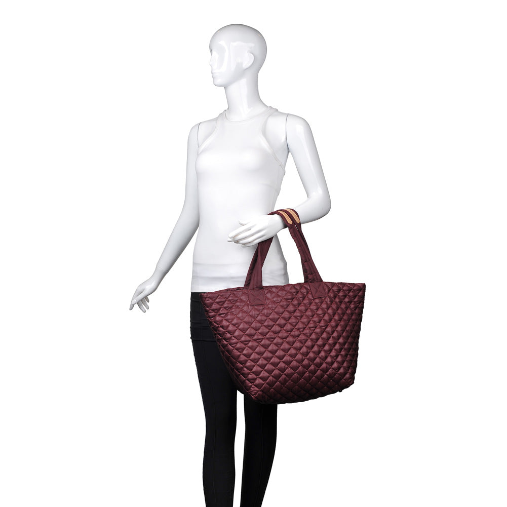 Product Image of Urban Expressions Breakaway Tote 840611154644 View 5 | Burgundy