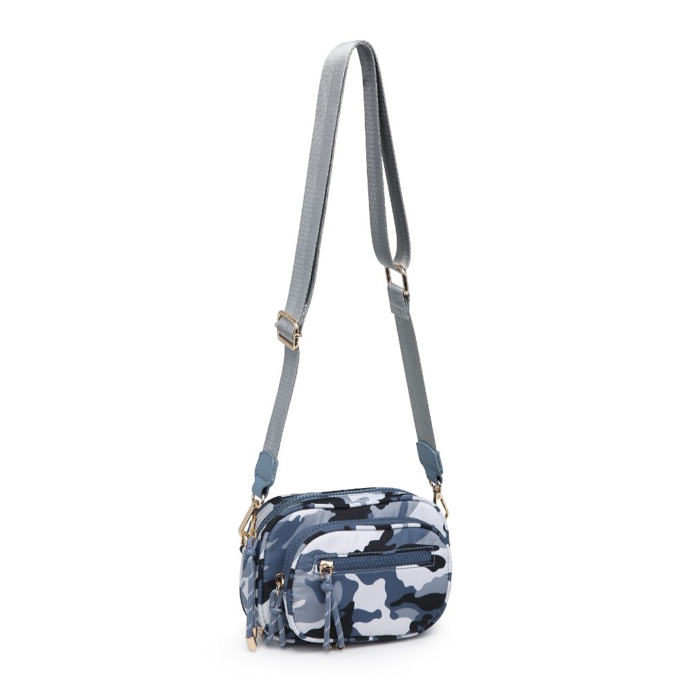 Product Image of Urban Expressions Kate Crossbody 840611177636 View 2 | Blue Camo