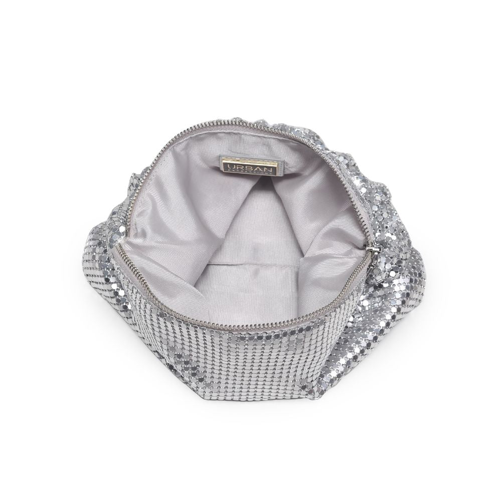 Product Image of Urban Expressions Abbie Shoulder Bag 840611190352 View 8 | Silver