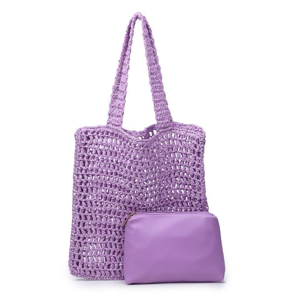 Product Image of Urban Expressions Bouvet Tote 818209017008 View 7 | Lilac